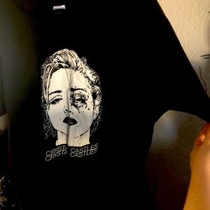 Crystal Castles Madonna Tee Shirt Black XL